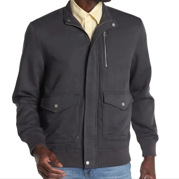 NWT BlankNYC Men's Gray Bomber Jacket XL - Picture 8 of 8